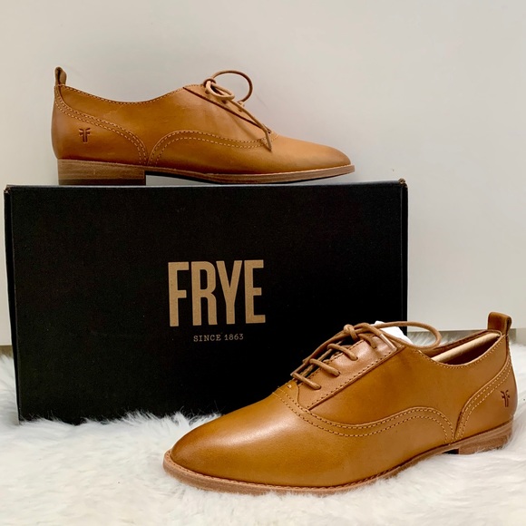 Frye Grace CVO Oxford Flat Tobacco - Picture 4 of 14